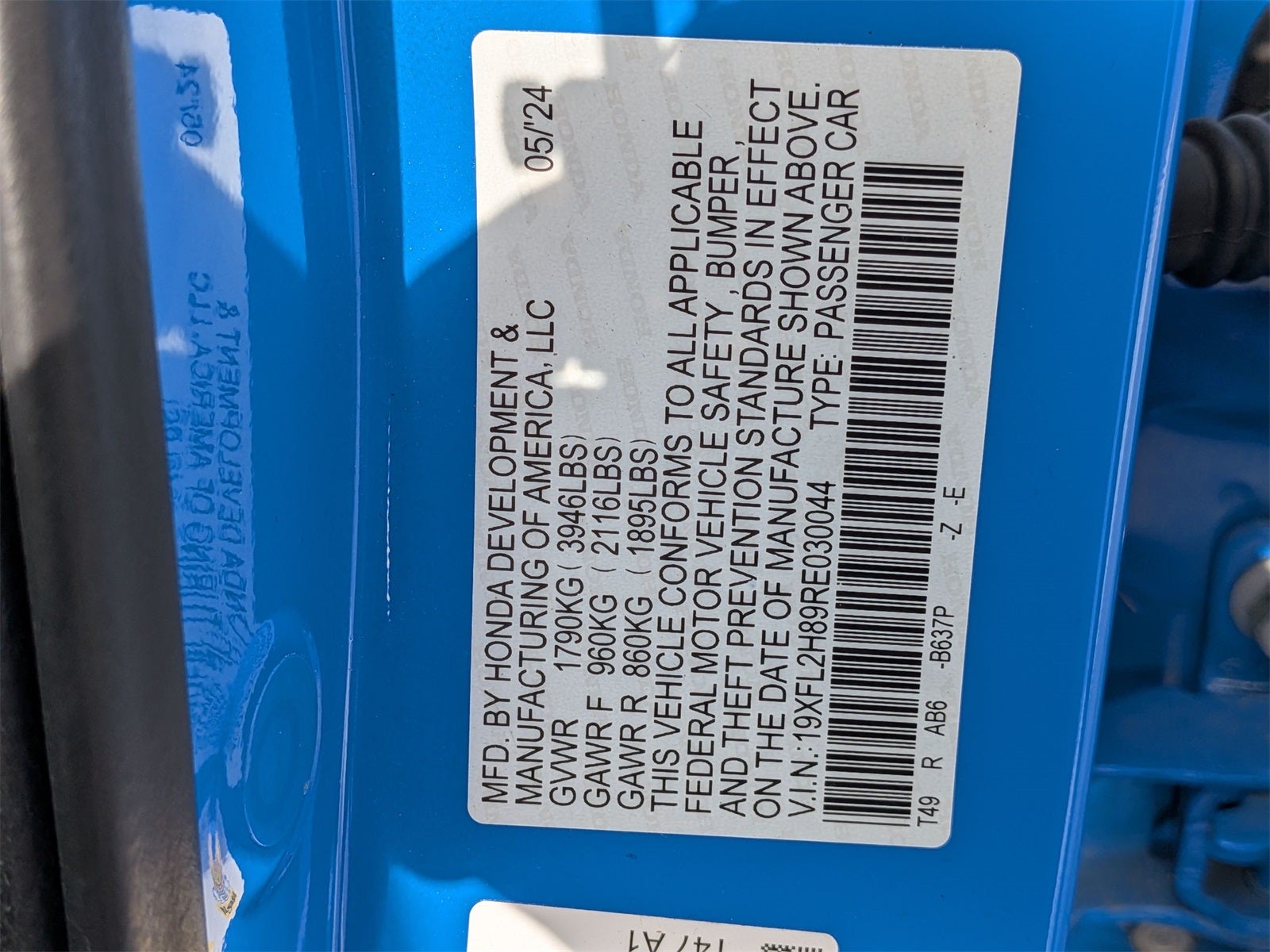 2024 Honda Civic Sport