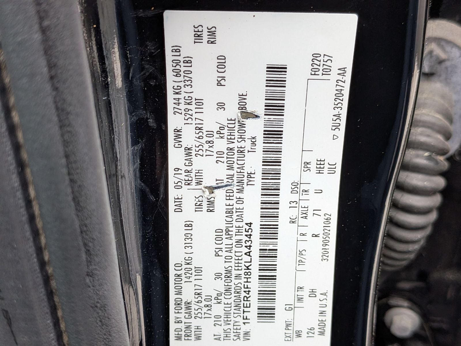 2019 Ford Ranger Lariat