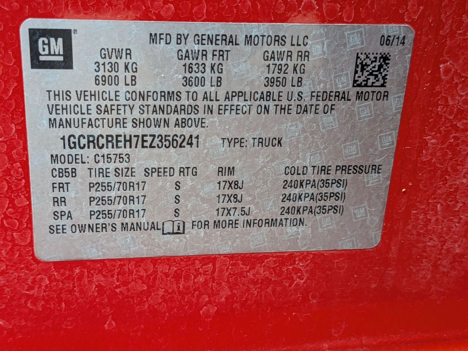 2014 Chevrolet Silverado 1500 LT LT1
