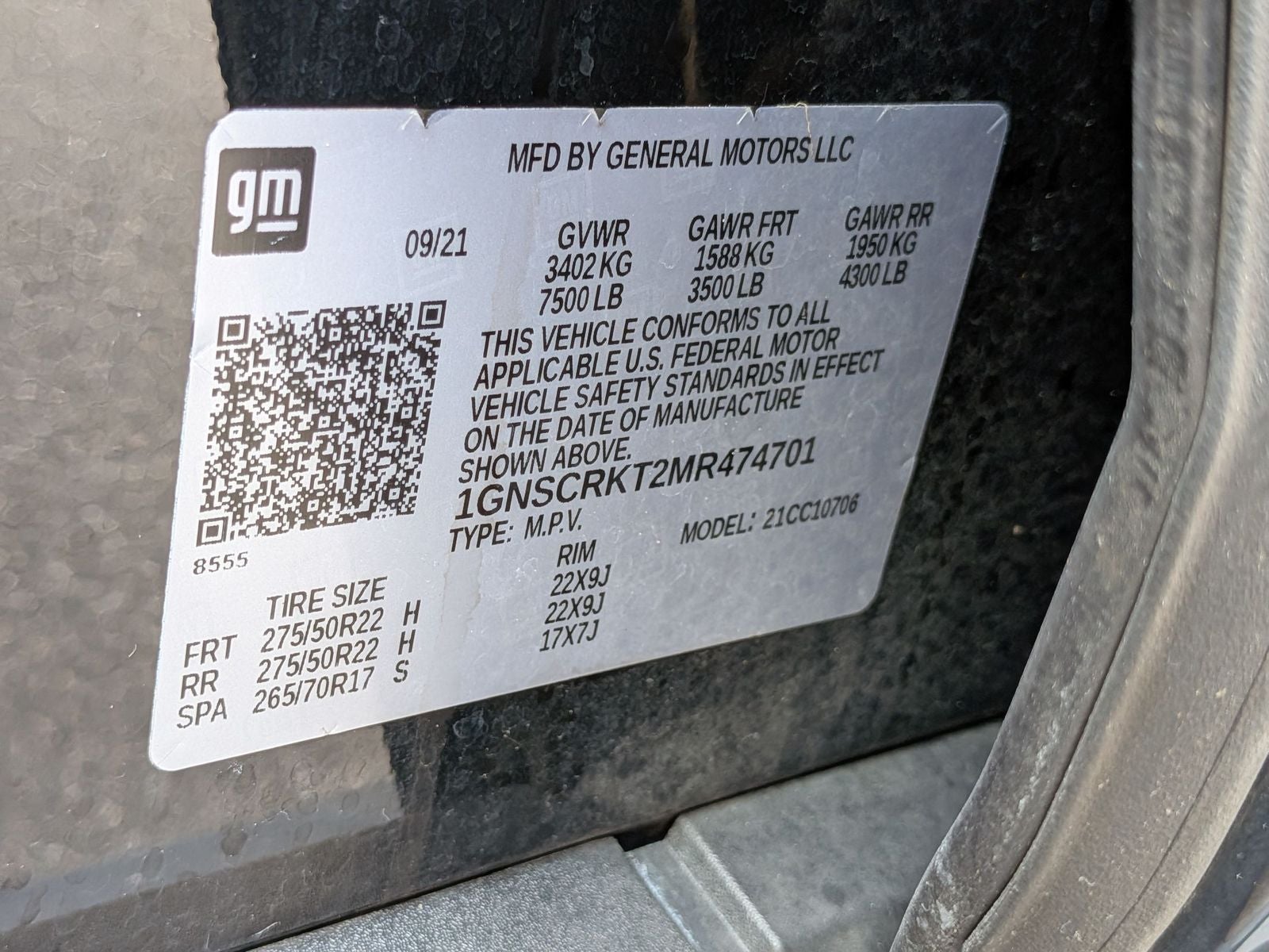 2021 Chevrolet Tahoe RST