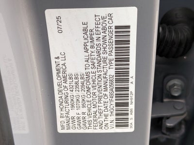 2025 Honda Accord SE