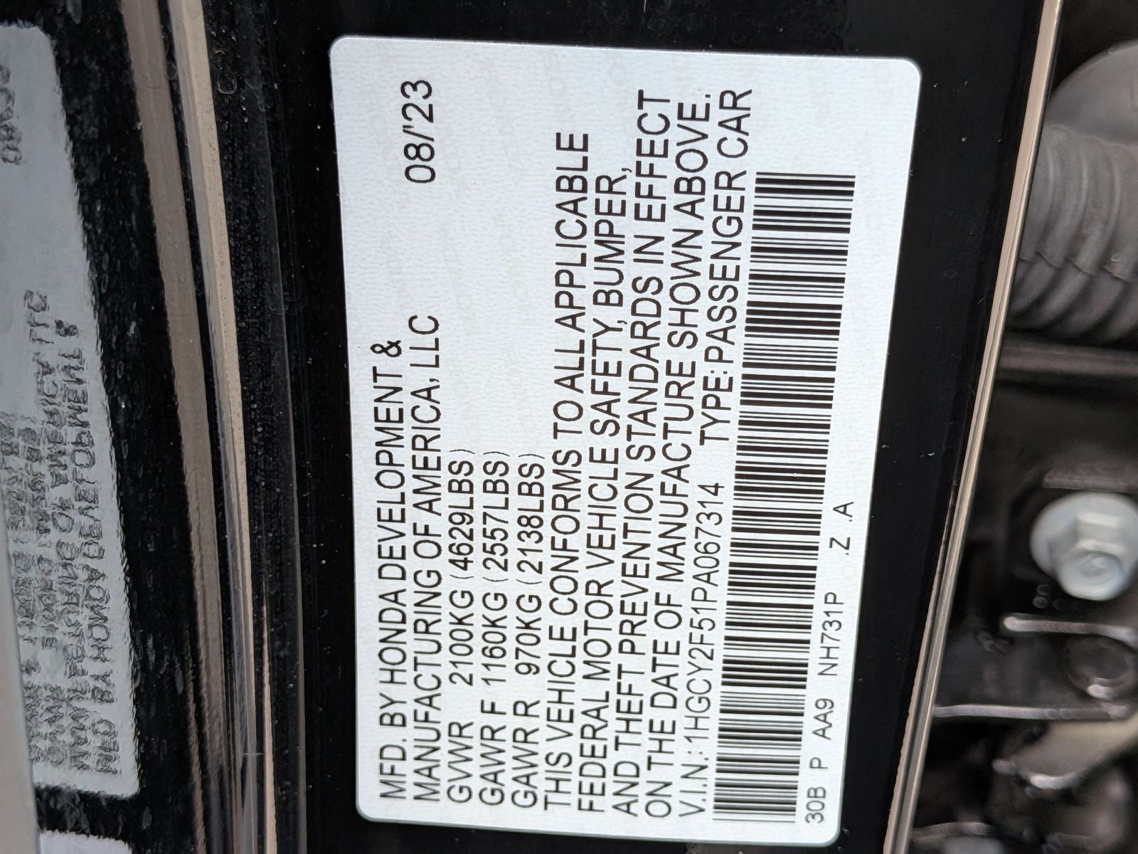 2023 Honda Accord Hybrid Sport