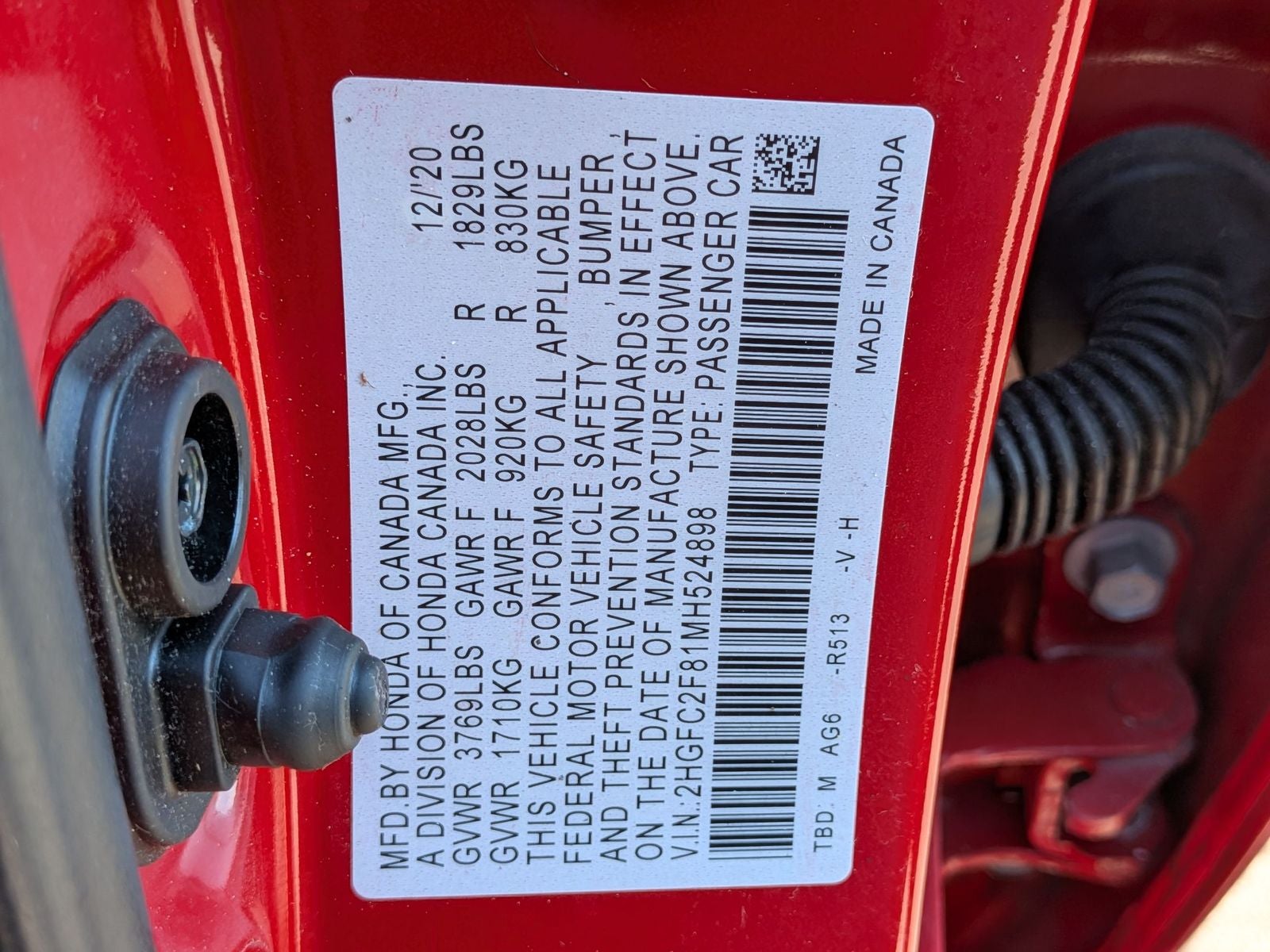 2021 Honda Civic Sport