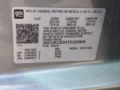 2026 Chevrolet Silverado 1500 Custom Trail Boss