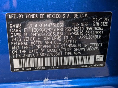 2025 Acura ADX A-Spec Package
