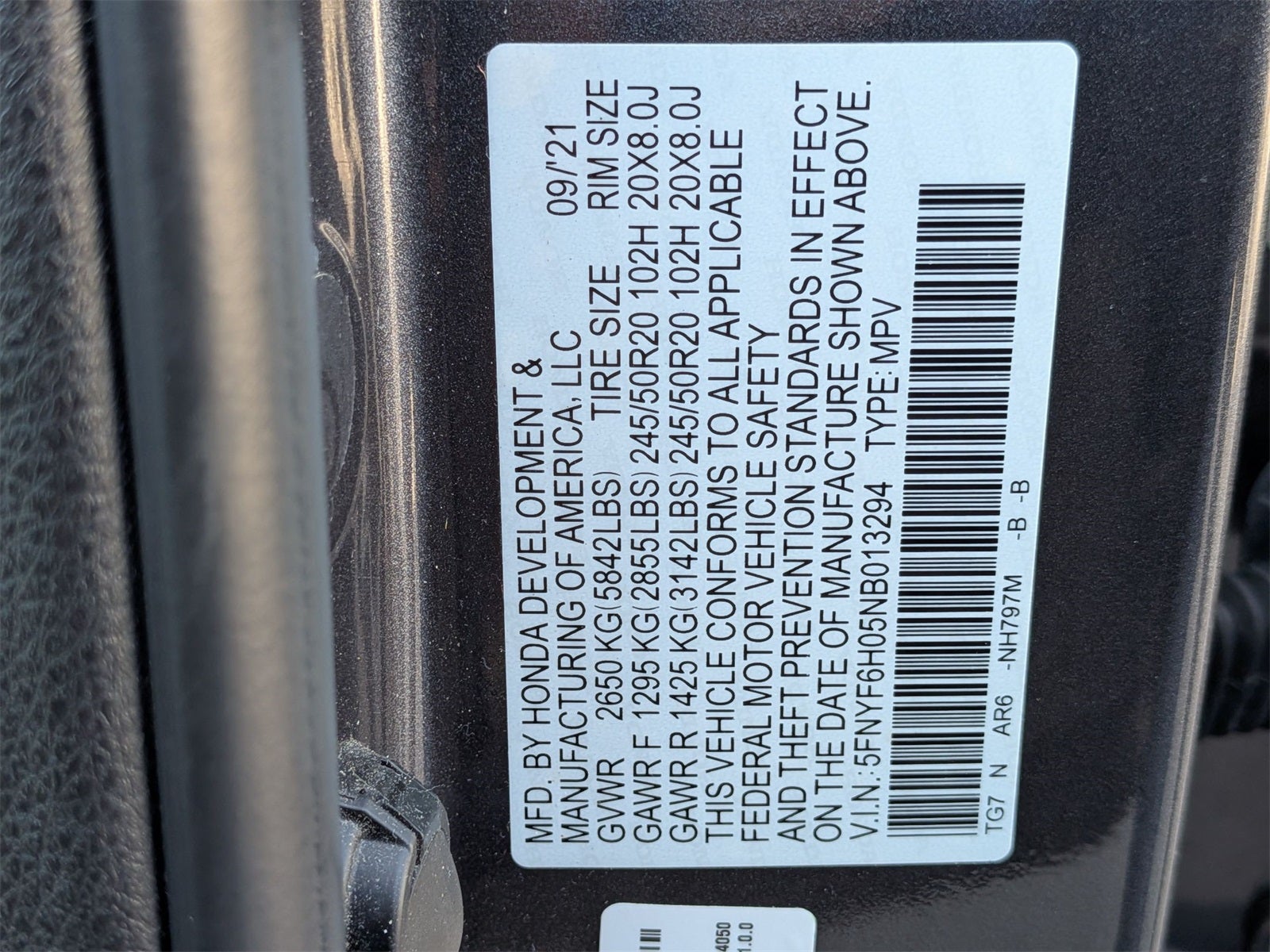 2022 Honda Pilot Elite