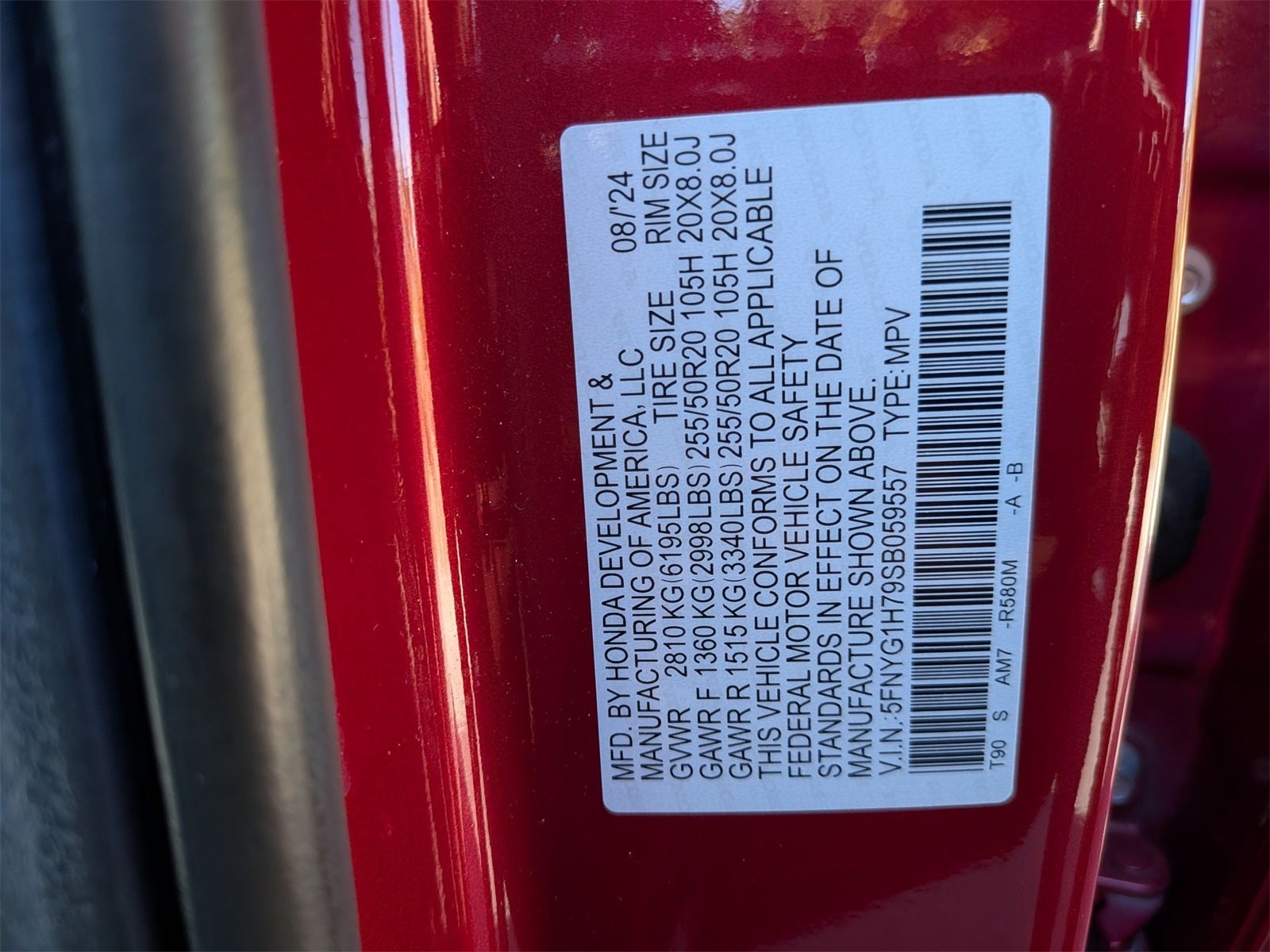 2025 Honda Pilot Touring