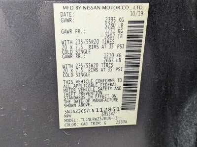 2020 Nissan Murano SL