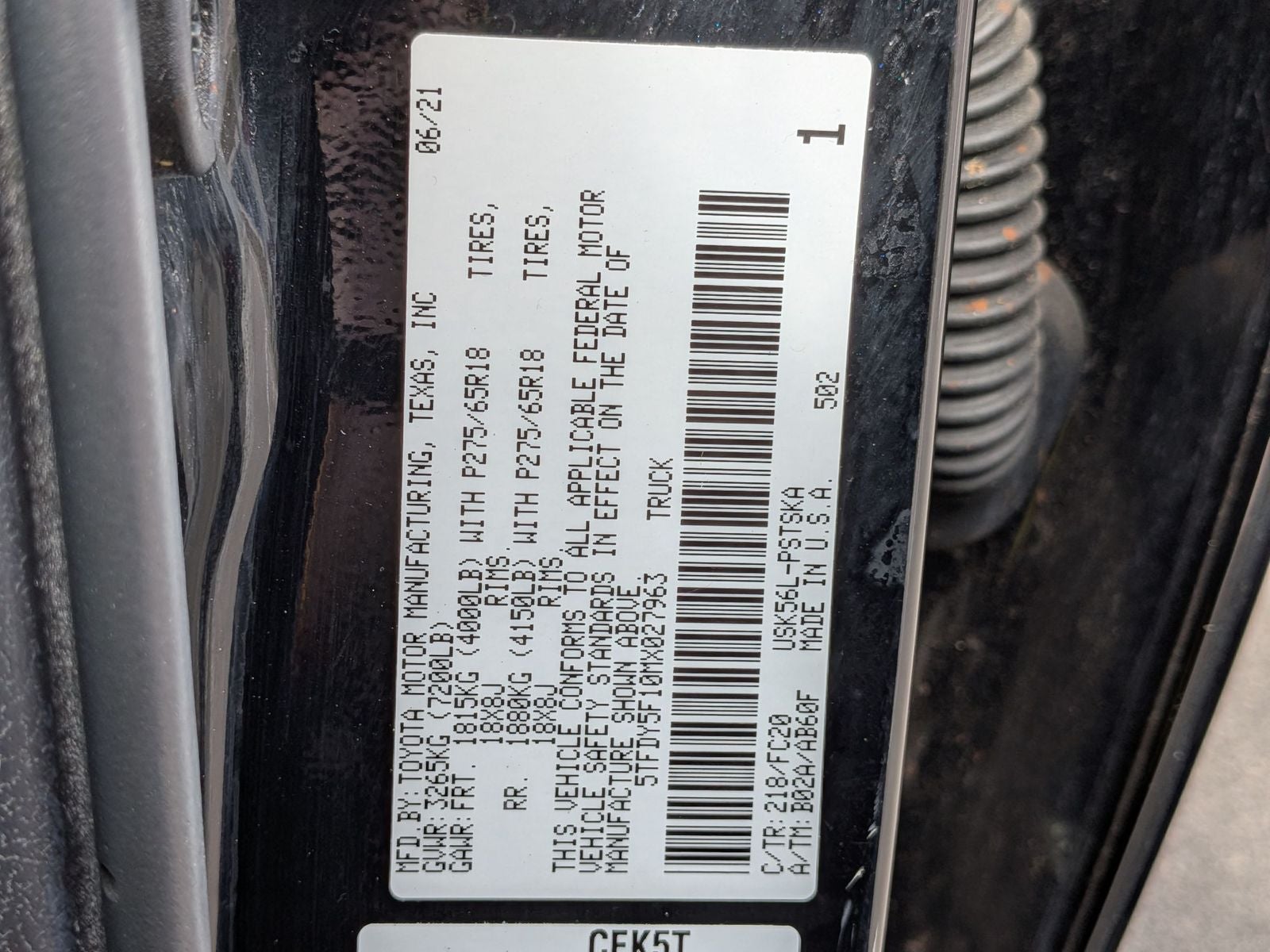 2021 Toyota Tundra SR5