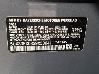 2025 BMW X6 xDrive40i