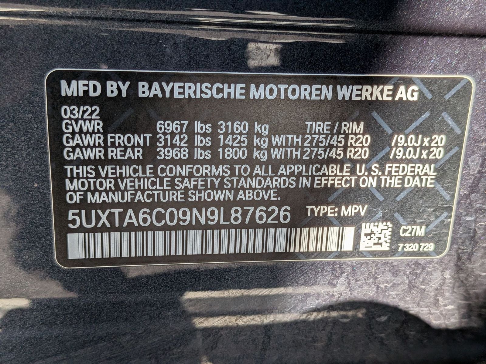 2022 BMW X5 xDrive45e