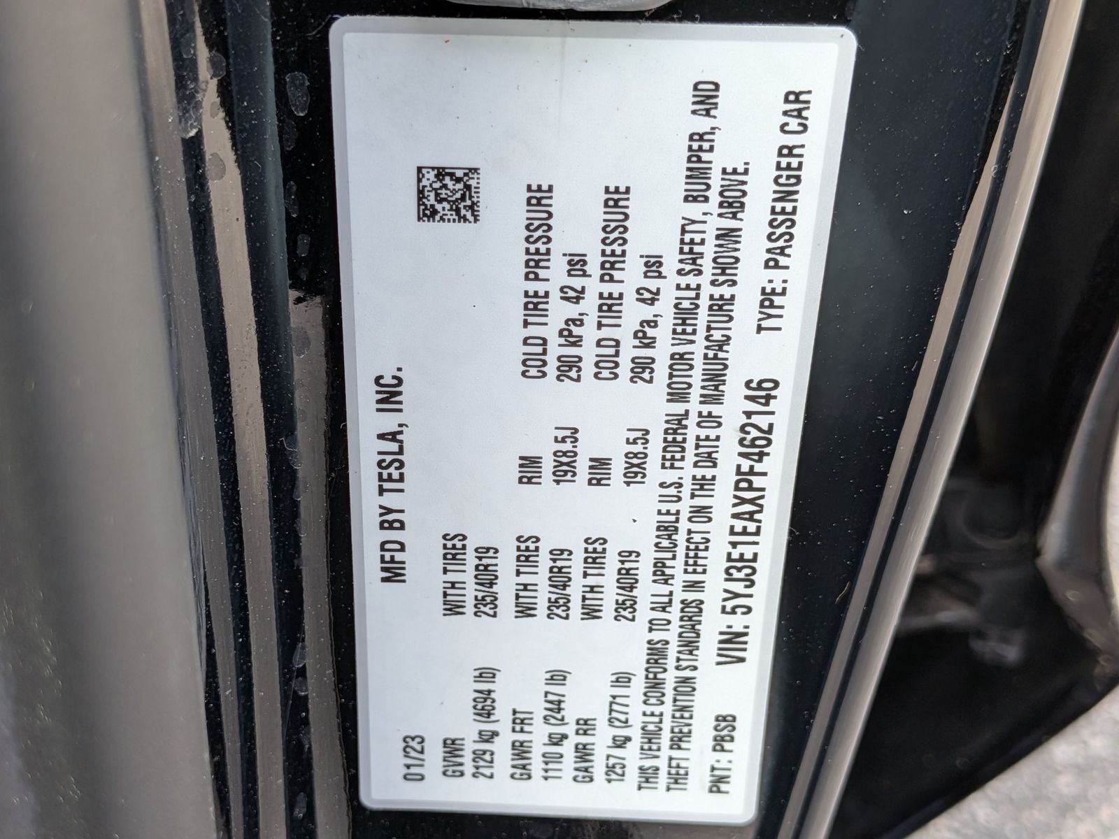 2023 Tesla Model 3 Base