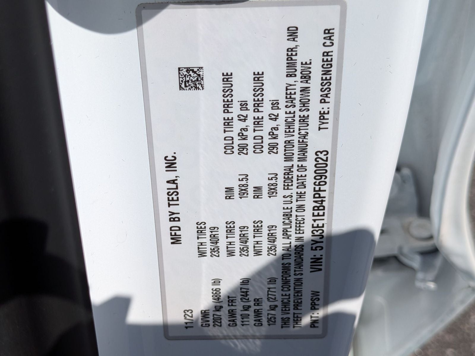 2023 Tesla Model 3 Long Range