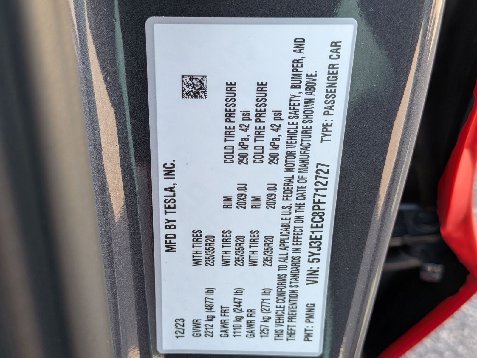 2023 Tesla Model 3 Performance