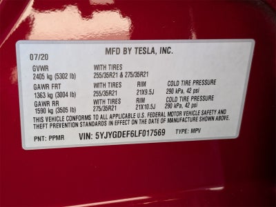 2020 Tesla Model Y Performance