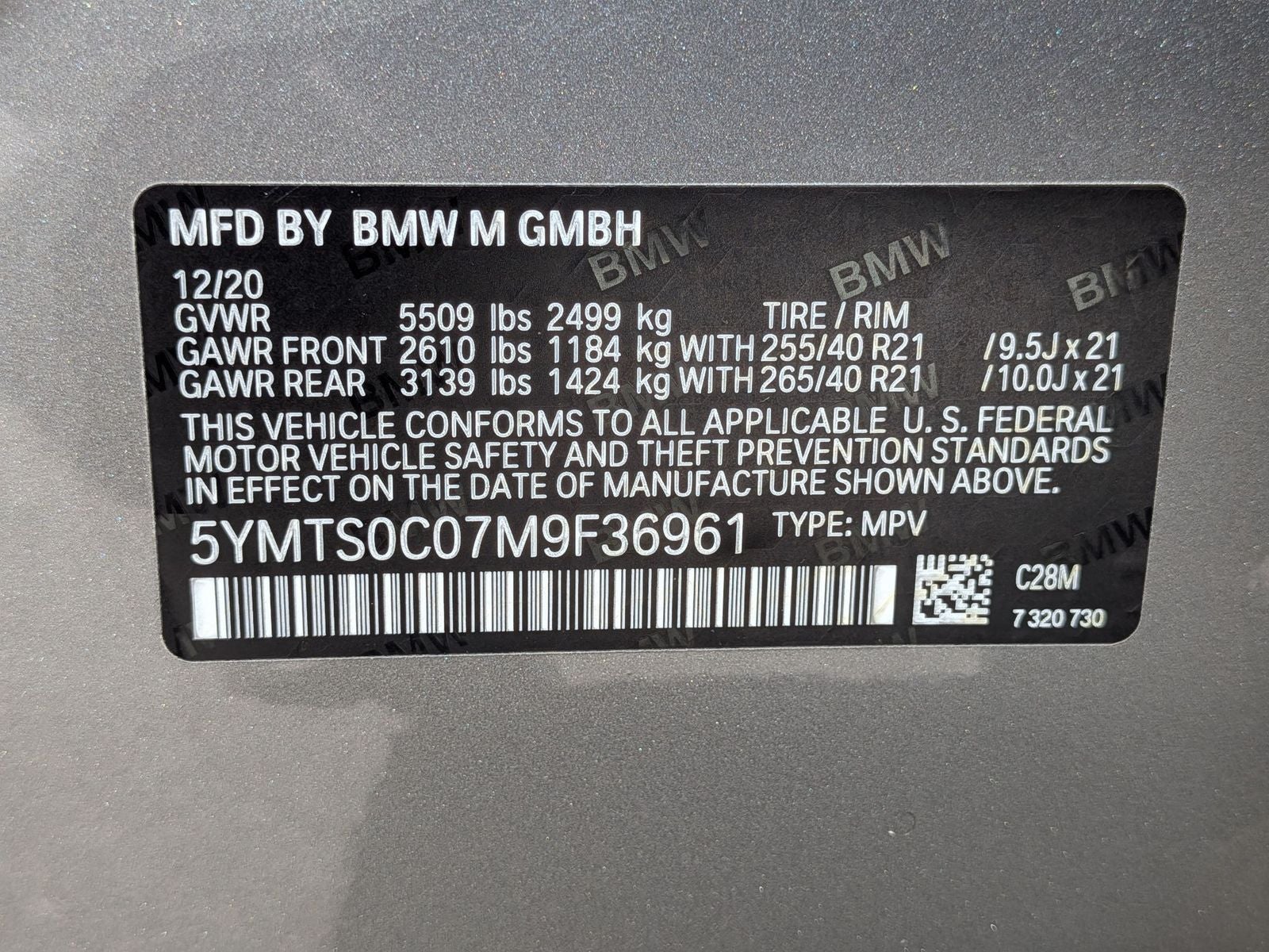 2021 BMW X3 M