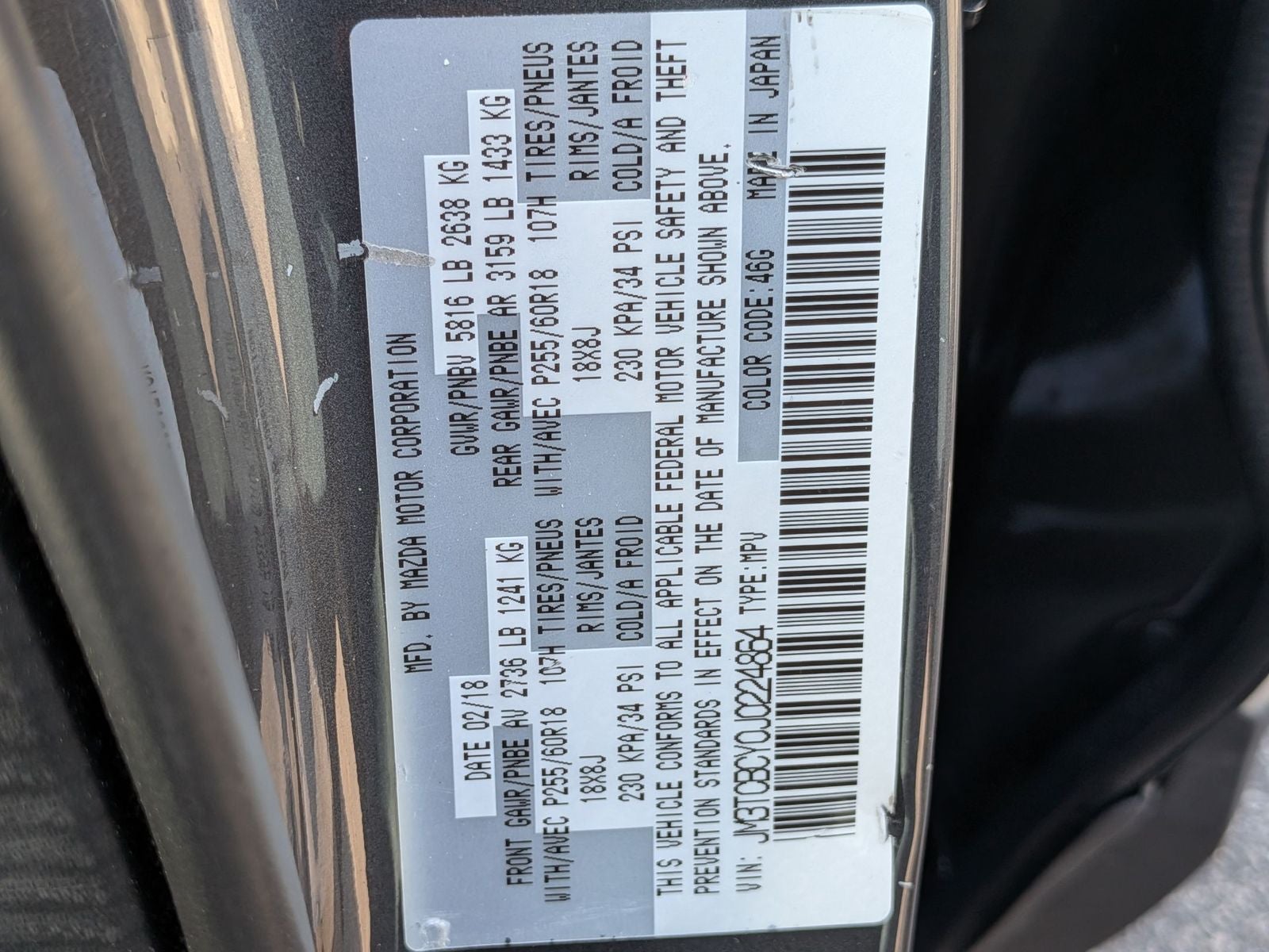 2018 Mazda Mazda CX-9 Touring