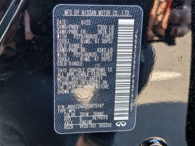 2023 INFINITI QX80 LUXE