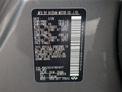 2026 INFINITI QX80 AUTOGRAPH