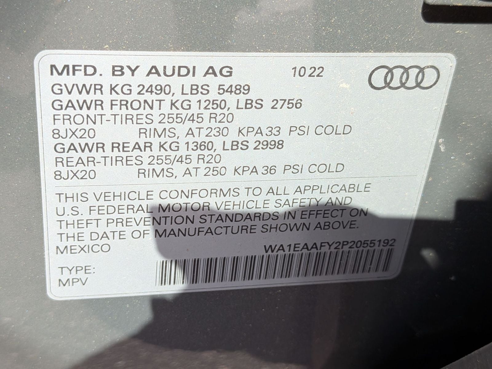 2023 Audi Q5 45 S line Premium quattro