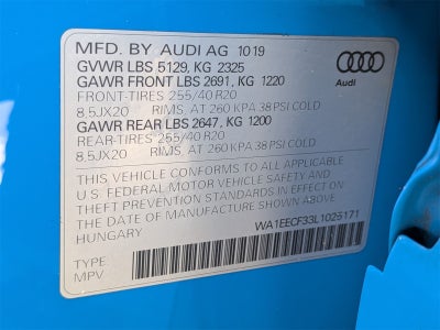 2020 Audi Q3 Premium Plus S line quattro