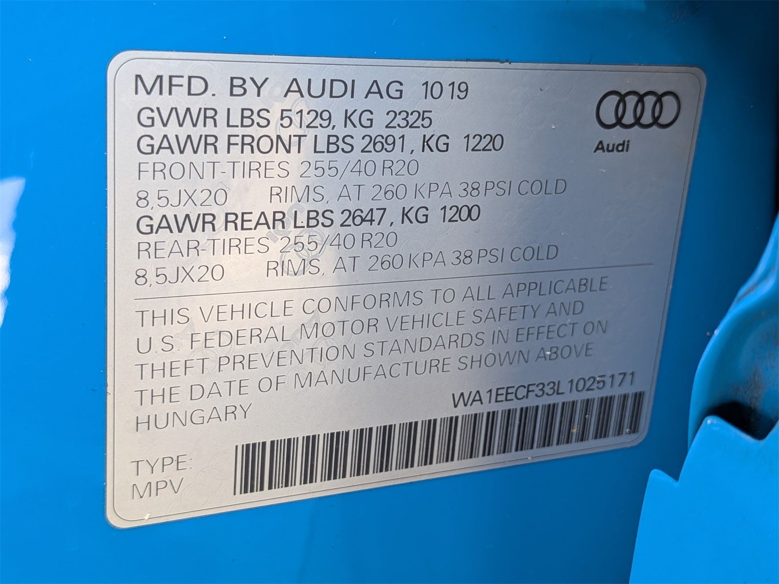 2020 Audi Q3 Premium Plus S line quattro