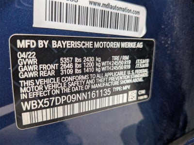 2022 BMW X3 xDrive30i