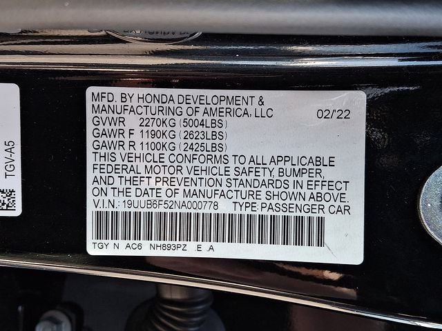 2022 Acura TLX A-Spec Package SH-AWD