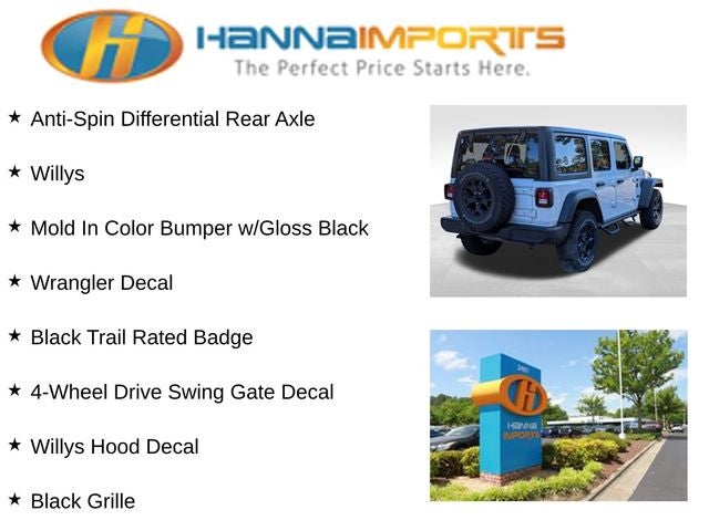 2021 Jeep Wrangler Unlimited Willys