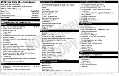 2023 Jeep Grand Cherokee L Laredo