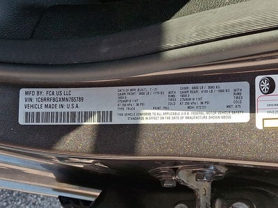 2021 RAM 1500 Big Horn/Lone Star