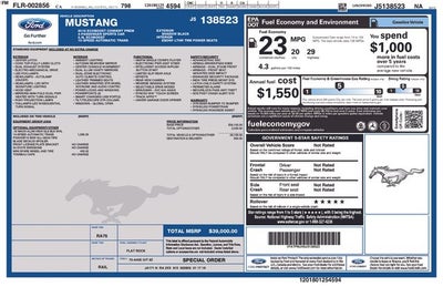 2018 Ford Mustang EcoBoost Premium