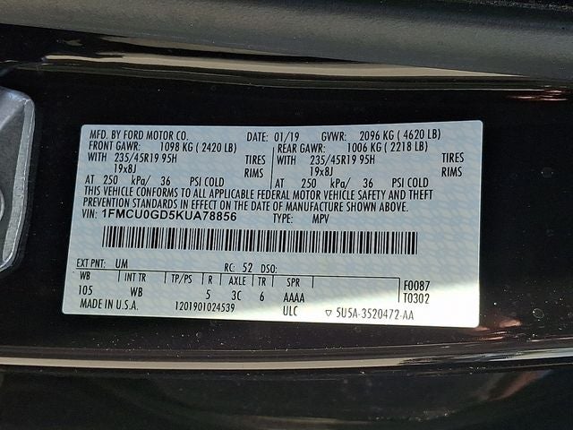 2019 Ford Escape SE