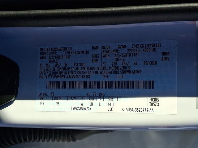 2022 Ford F-150 Lightning Pro