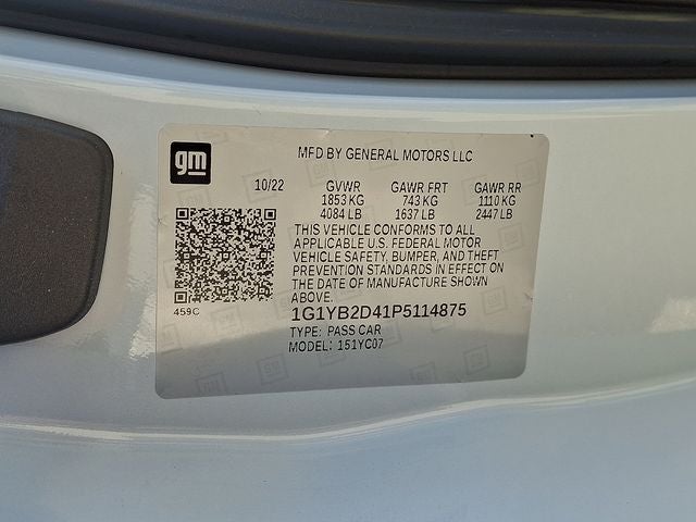 2023 Chevrolet Corvette Stingray 2LT