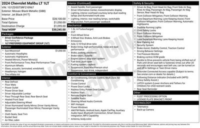 2024 Chevrolet Malibu LT 1LT