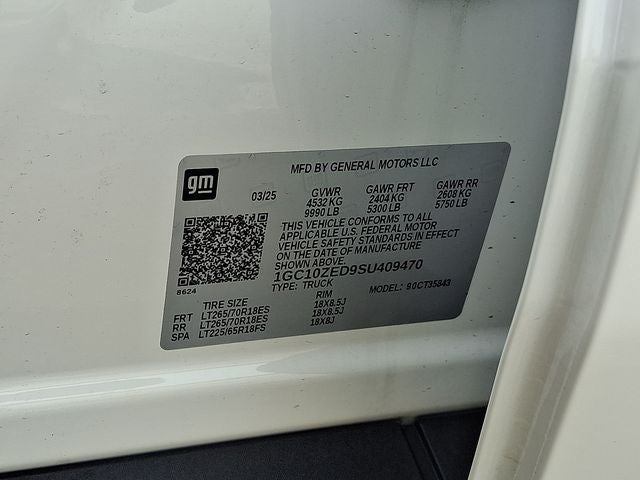 2025 Chevrolet Silverado EV LT