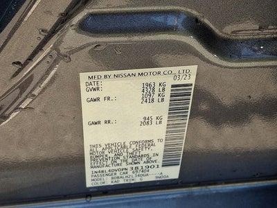 2023 Nissan Altima 2.5 SV
