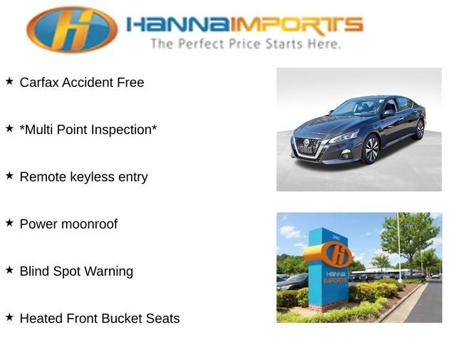 2019 Nissan Altima 2.5 SV