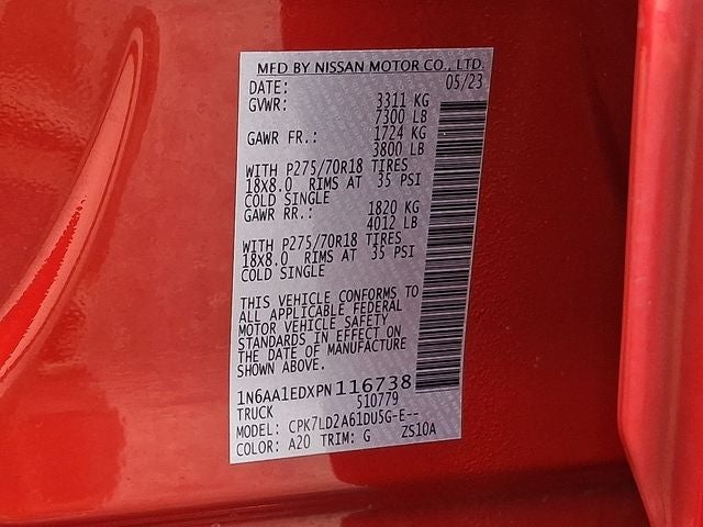 2023 Nissan Titan PRO-4X