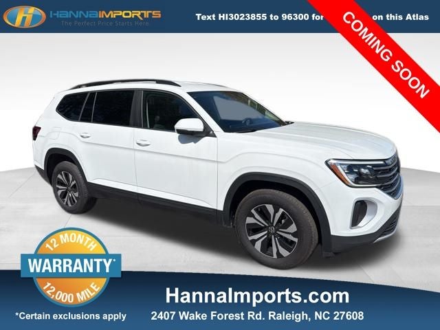 2025 Volkswagen Atlas 2.0T SE