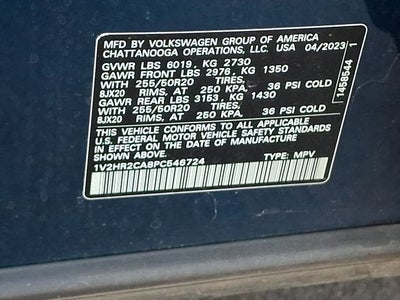 2023 Volkswagen Atlas 3.6L V6 SE w/Technology