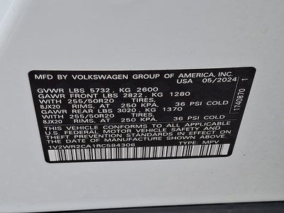 2024 Volkswagen Atlas 2.0T SE w/Technology