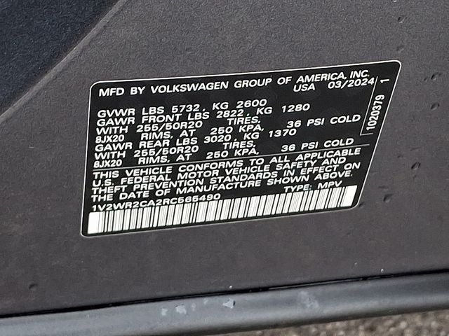 2024 Volkswagen Atlas 2.0T SE w/Technology