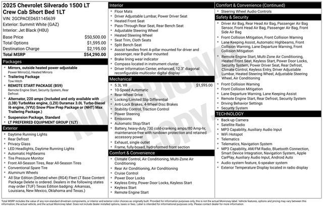 2025 Chevrolet Silverado 1500 LT