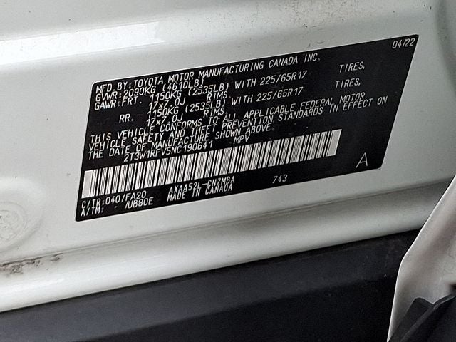 2022 Toyota RAV4 XLE