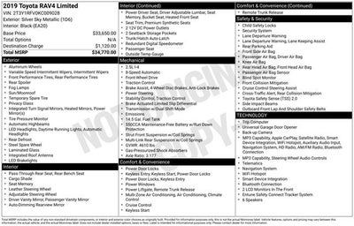 2019 Toyota RAV4 Limited