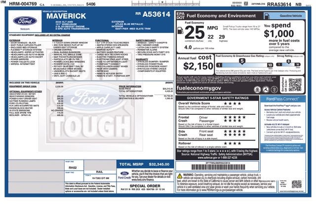 2024 Ford Maverick XLT