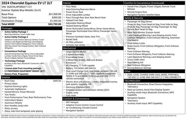 2024 Chevrolet Equinox EV LT