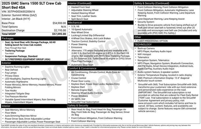 2025 GMC Sierra 1500 SLT
